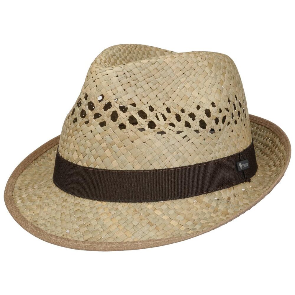 3024 Classic Trilby Straw Hat / Nature 7 5/8